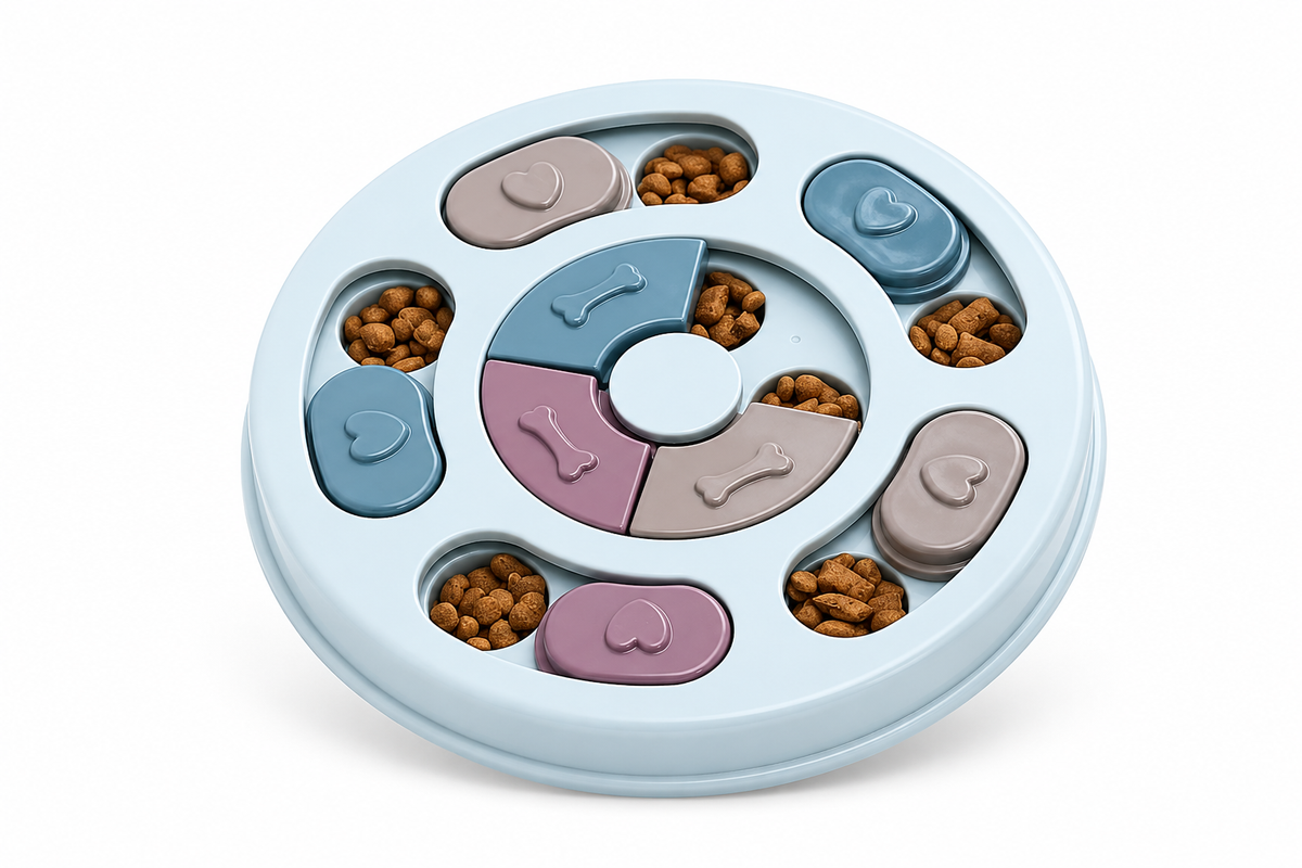 Pup Training Bowl – Slow Feeder & Portion Control Dog Bowl for Puppies