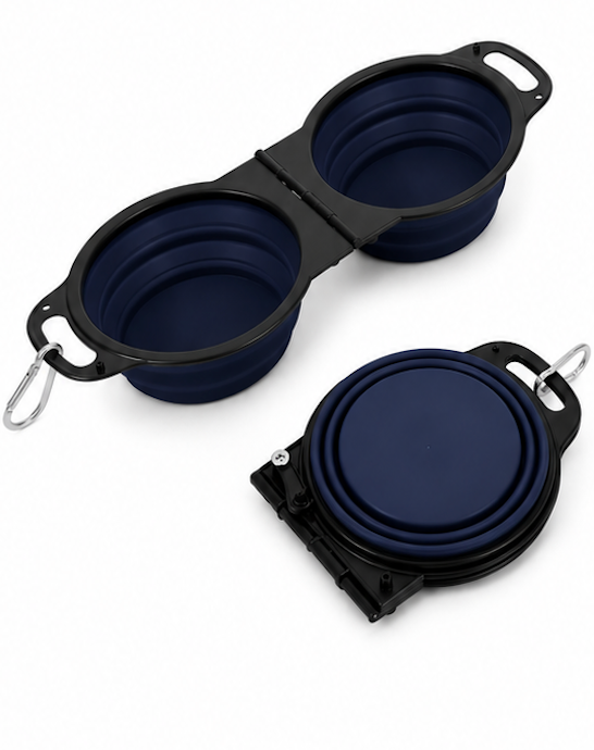 Portable Collapsible Pet Bowls for Dogs & Cats – Foldable, Lightweight Travel Bowl