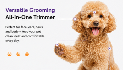Pet Grooming Trimmer – Quiet Electric Clipper for Dogs & Cats