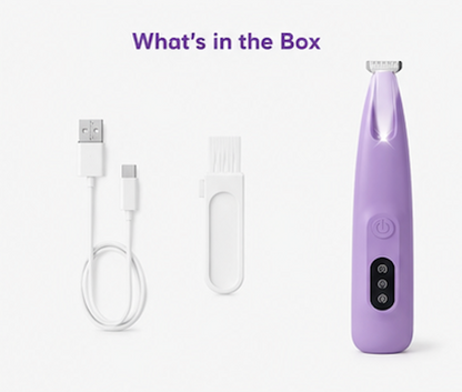 Pet Grooming Trimmer – Quiet Electric Clipper for Dogs & Cats