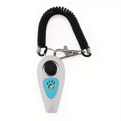 2-in-1 Dog Training Clicker & Whistle – Positive Reinforcement Pet Training Tool
