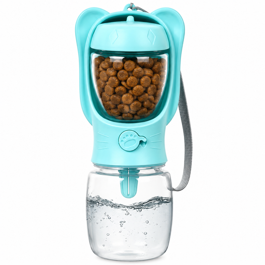 Portable Pet Water Bottle & Feeder – Leak-Proof Travel Drinking Bottle for Dogs